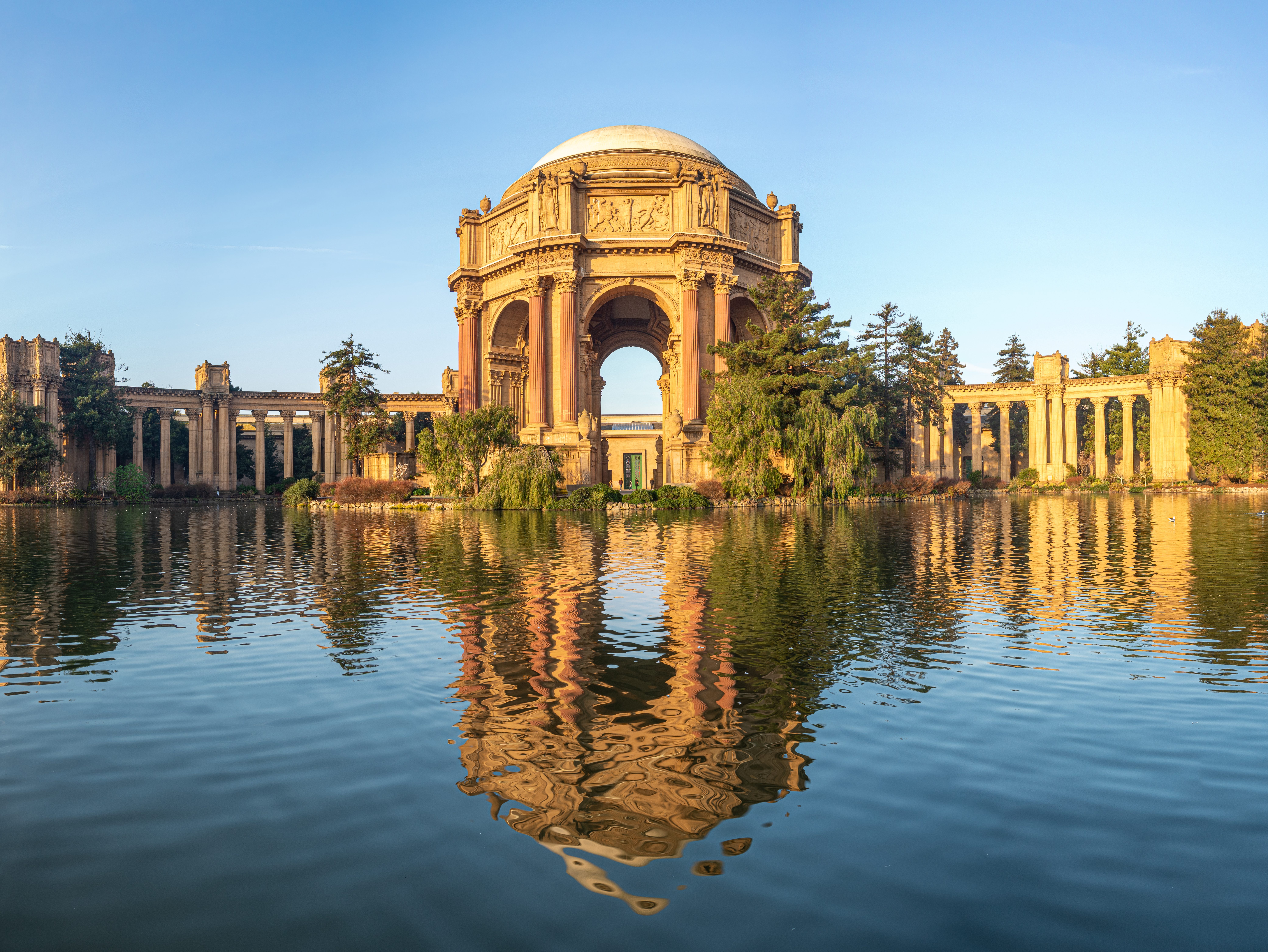 Der Palace of Fine Arts in San Francisco, heute.