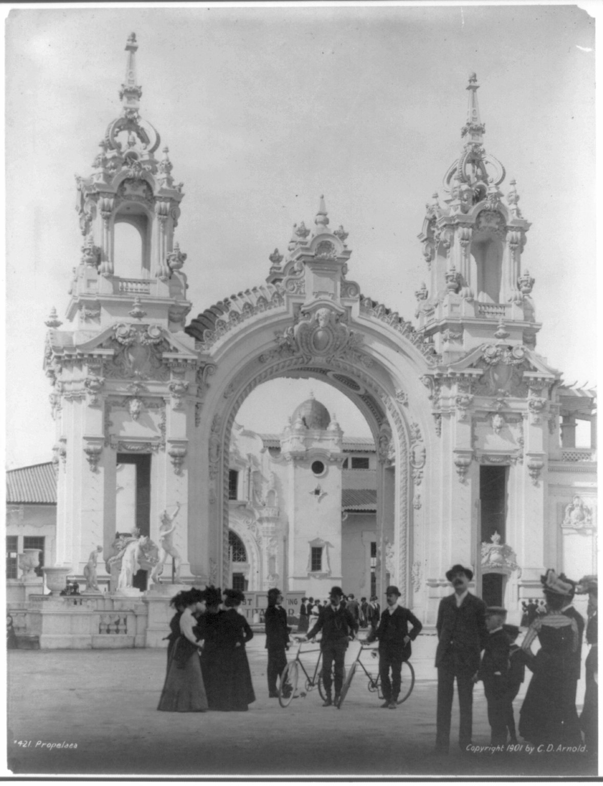 Pan-American Exposition in Buffalo, 1901: die Propyläen.