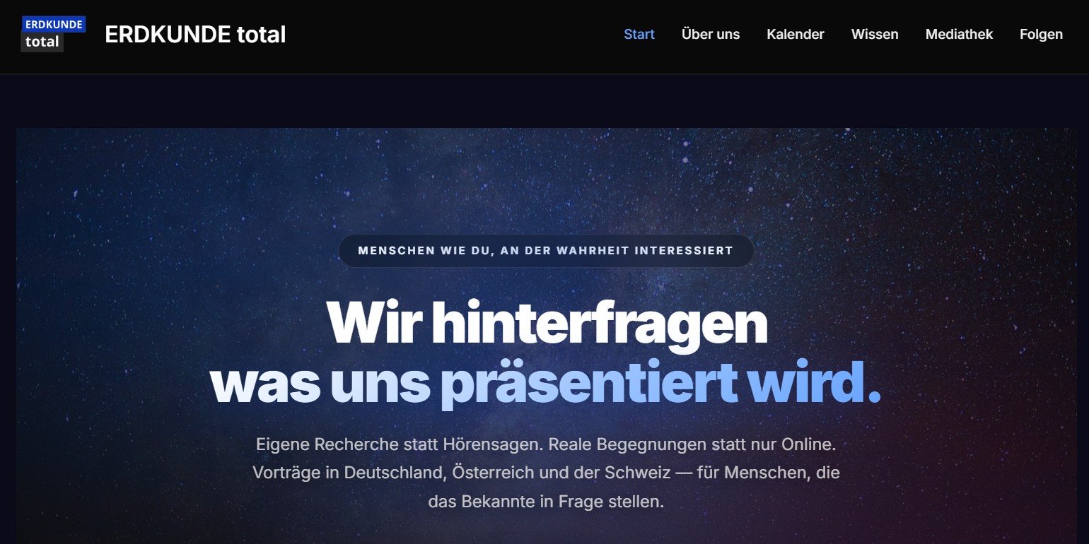 Eine neue Etappe — gleicher Ort, klarer Blick.