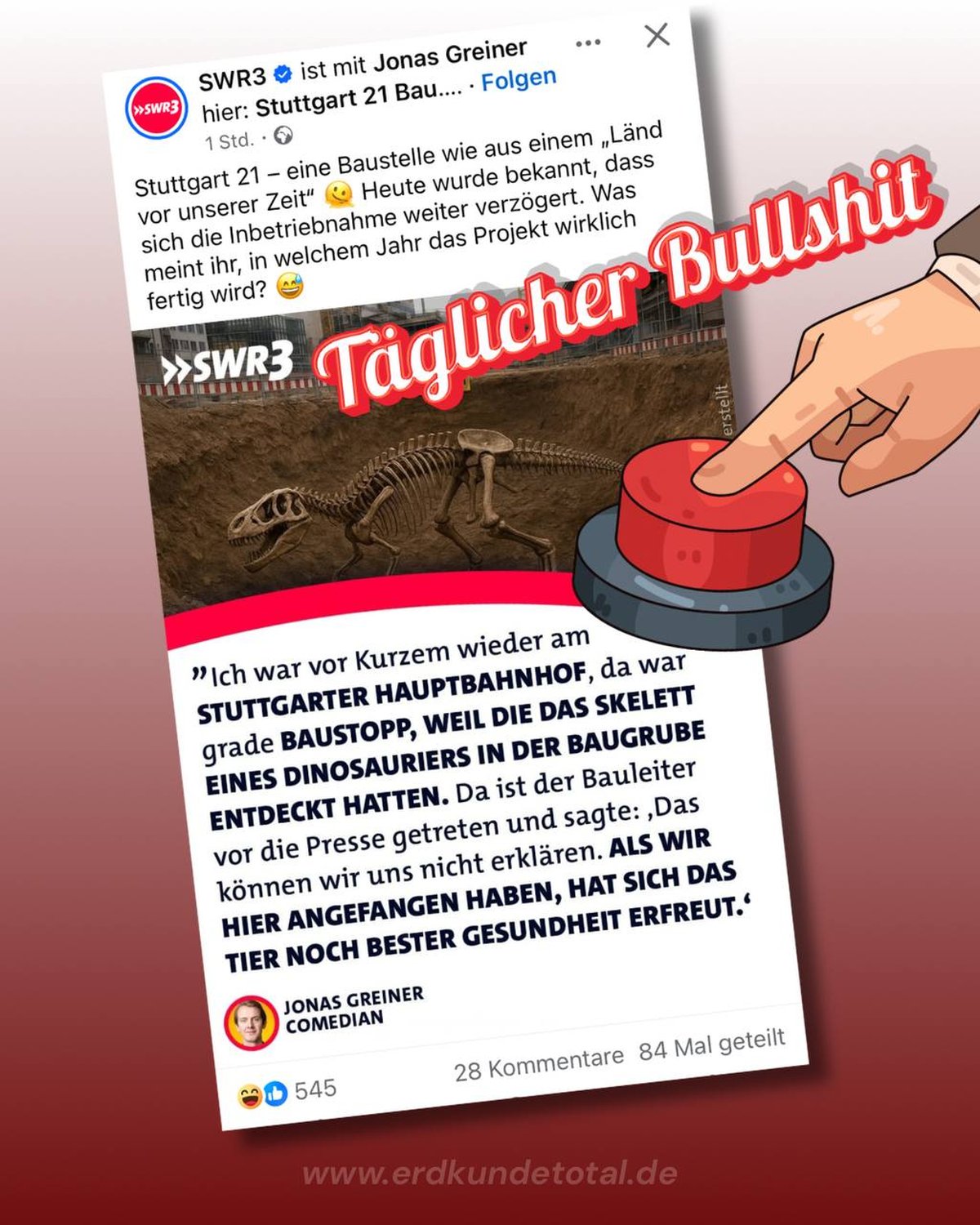 ERDKUNDE Meme · Bullshit 2