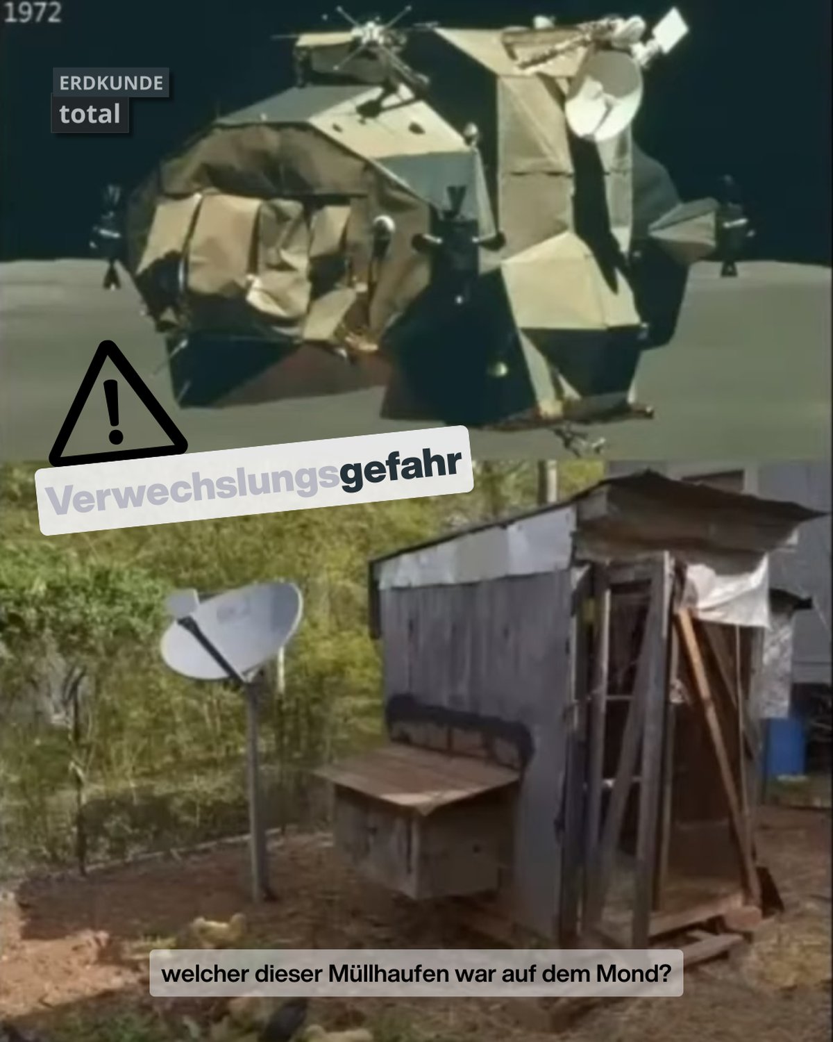 ERDKUNDE Meme · NASA Mond Muell