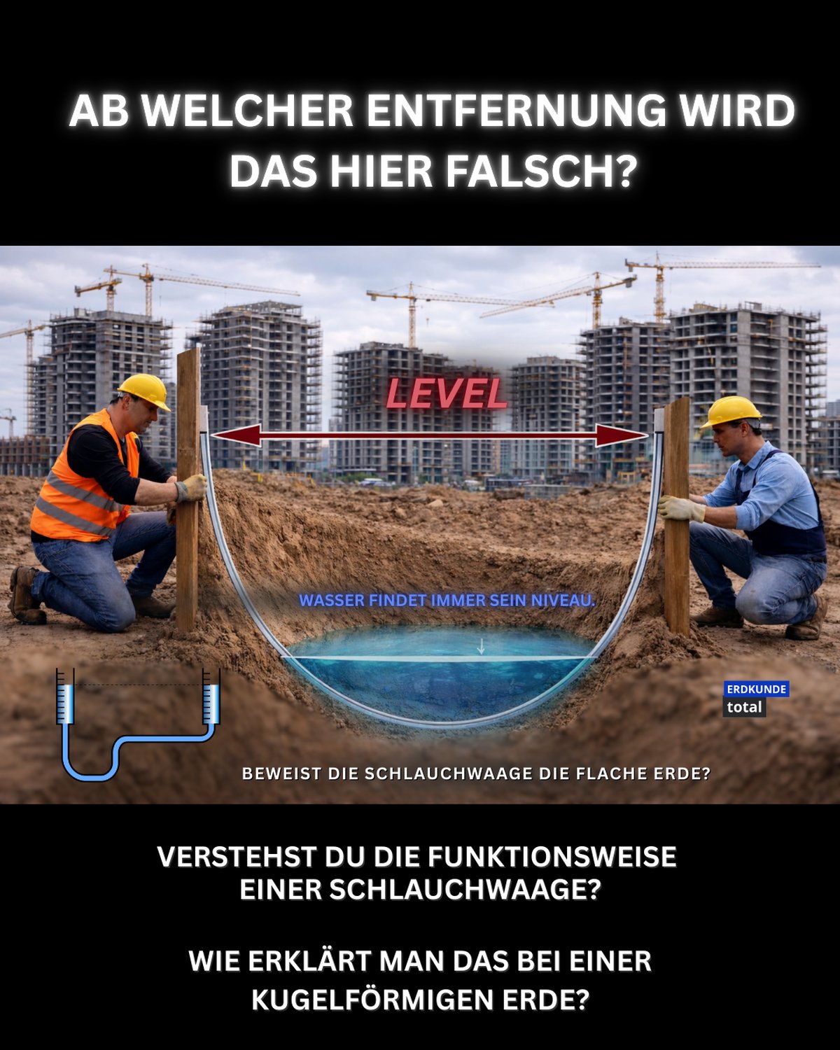ERDKUNDE Meme · Schlauchwaage