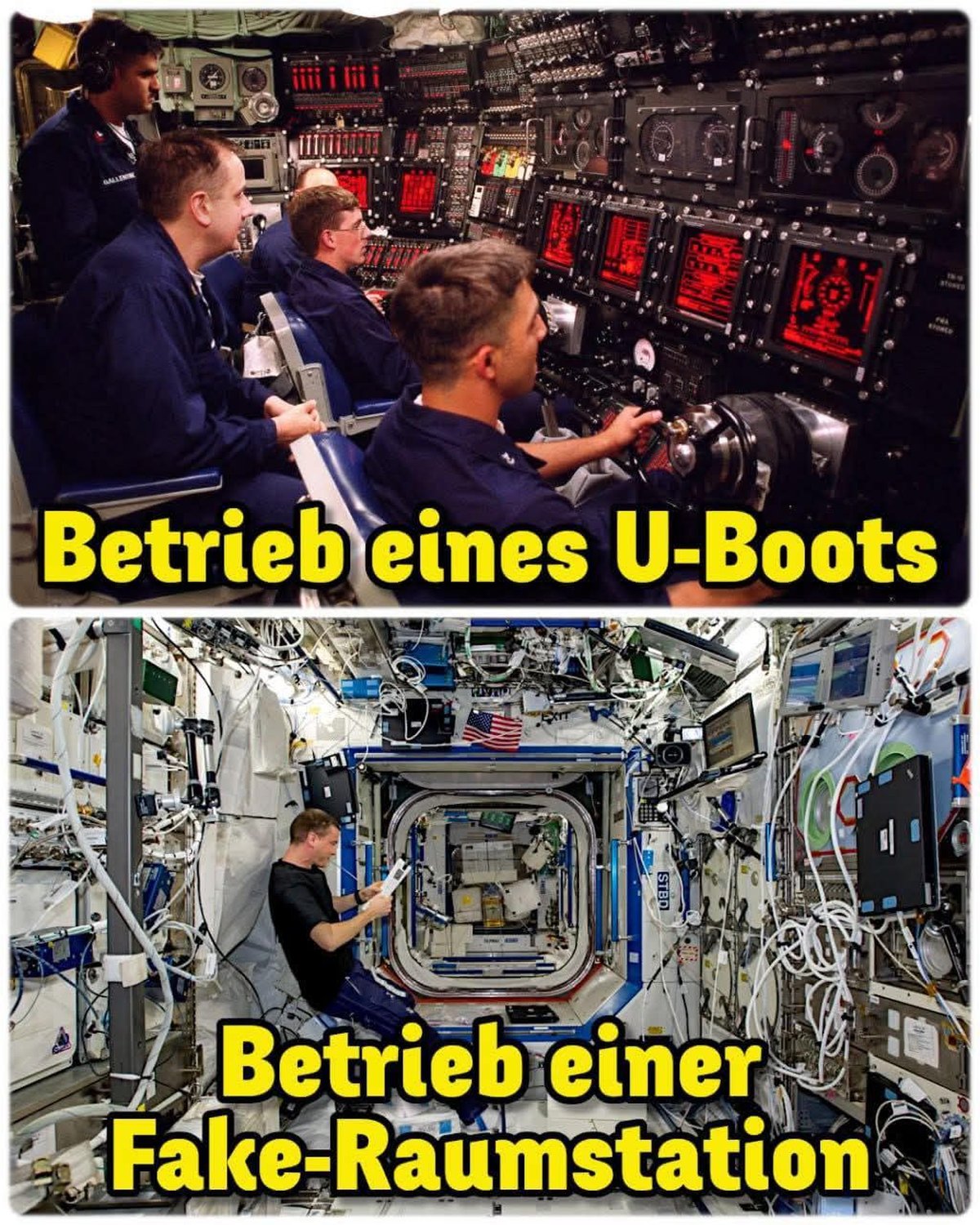 ERDKUNDE Meme · UBoot & ISS