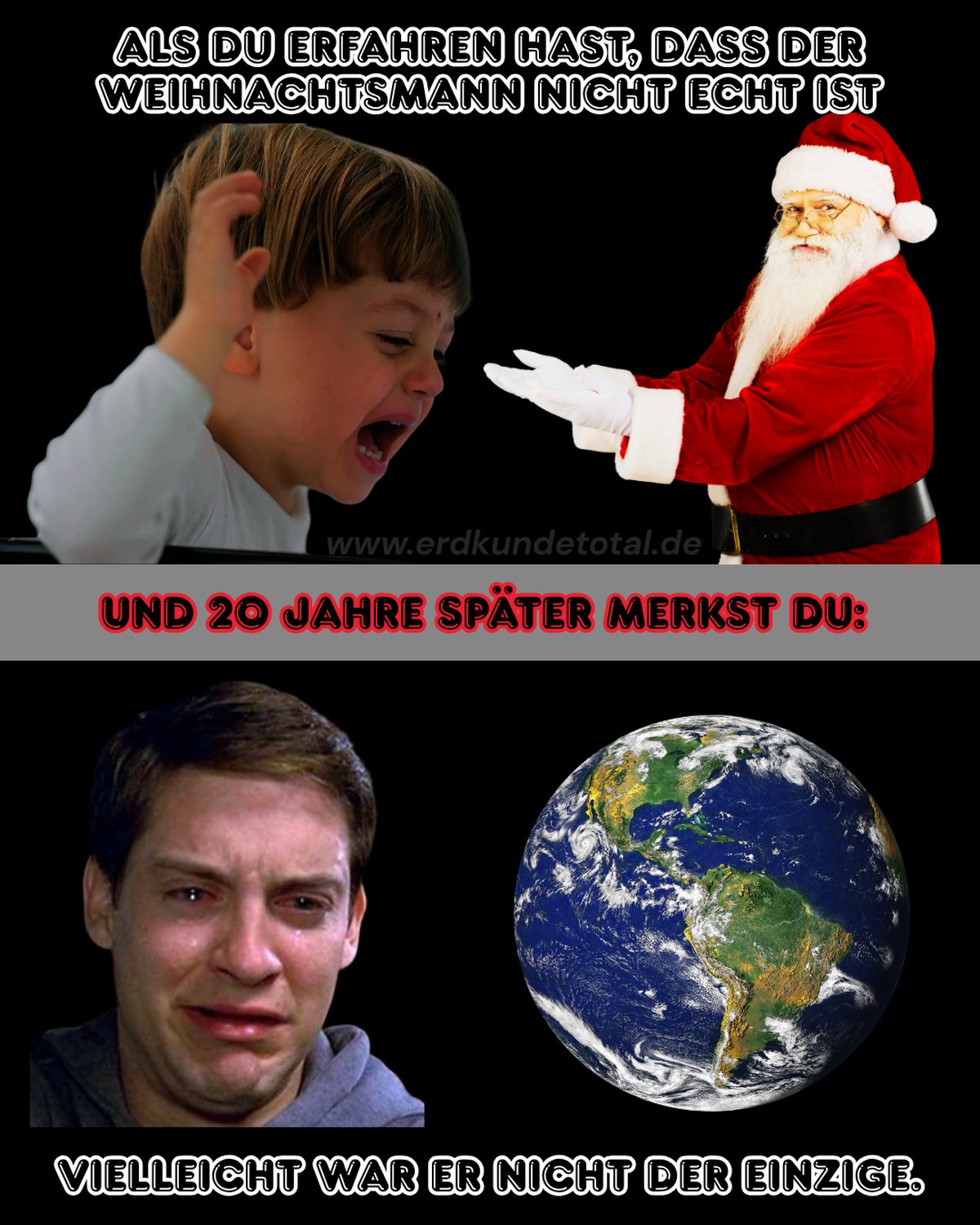 ERDKUNDE Meme · Weihnachtsmann