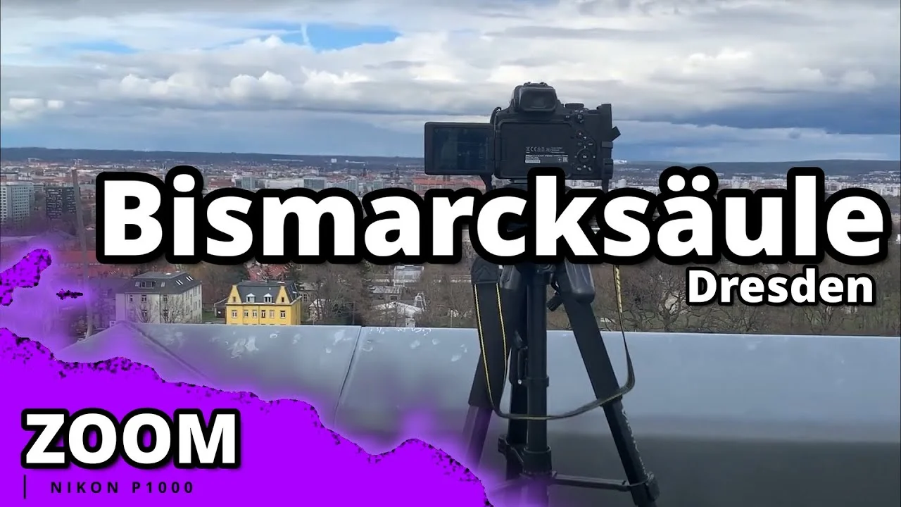 Vorschaubild: Bismarcksäule Dresden – Zoom mit der Nikon P1000
